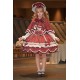 Miss Point Plaid Petal Rabbit Cape(Reservation/2 Colours/Full Payment Without Shipping)